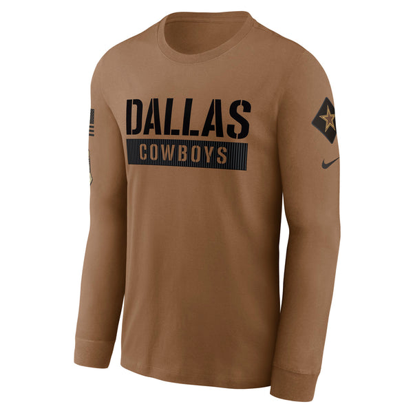 Dallas Cowboys Nike 2023 Salute To Service Legend Performance T-Shirt -  Brown