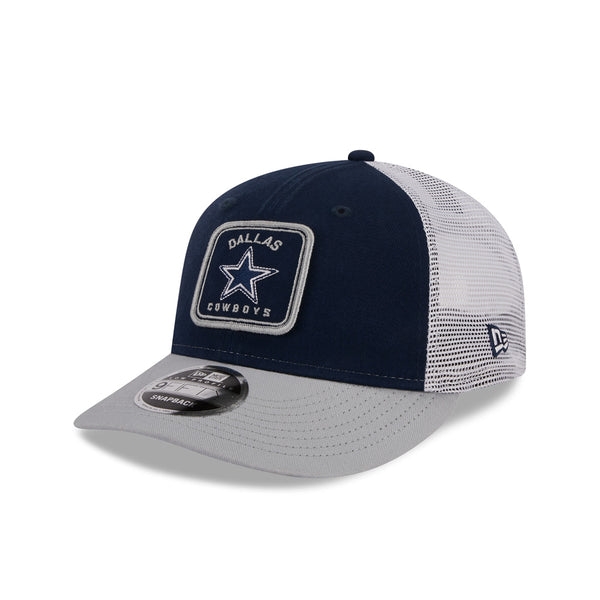 Dallas Cowboys New Era Circle Low Profile 9FIFTY Snapback Hat