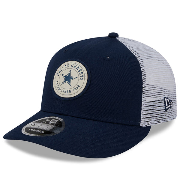 Dallas Cowboys New Era Crest 9FIFTY Snapback Hat - White