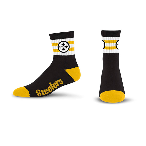 For Bare Feet Women's Pittsburgh Steelers Rainbow II Socks