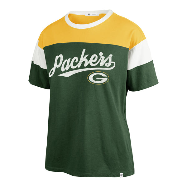 Youth Green Bay Packers Nike Green Rewind Shout Out Pullover Hoodie