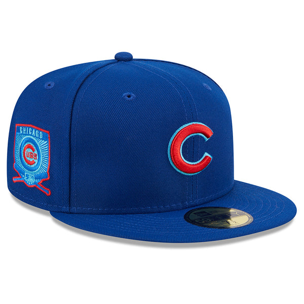 Chicago Cubs New Era Retro Jersey Script 59FIFTY Fitted Hat - White