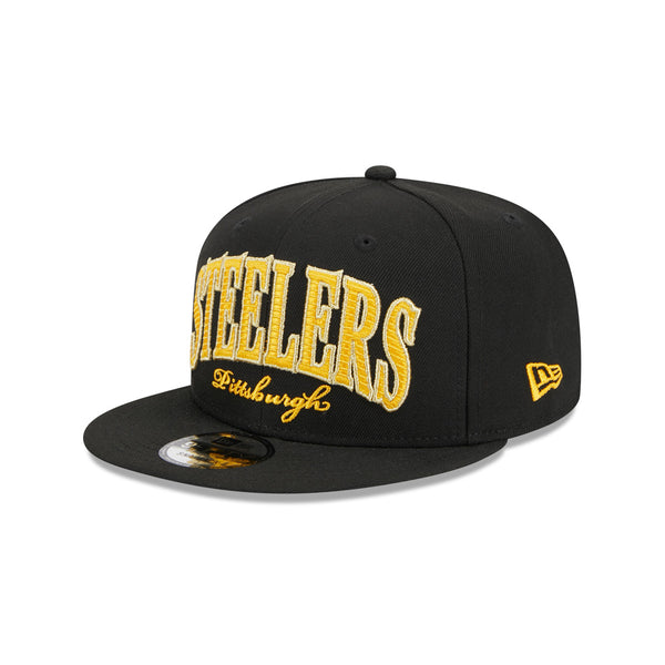 Pittsburgh Pirates New Era Crest 9FIFTY Snapback Hat - White/Gold