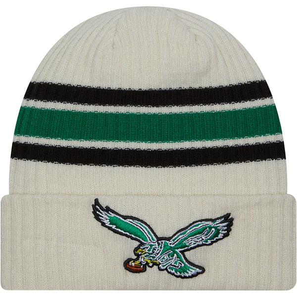 Philadelphia Eagles 2022 NFL THROWBACK SIDELINE Knit Beanie Hat