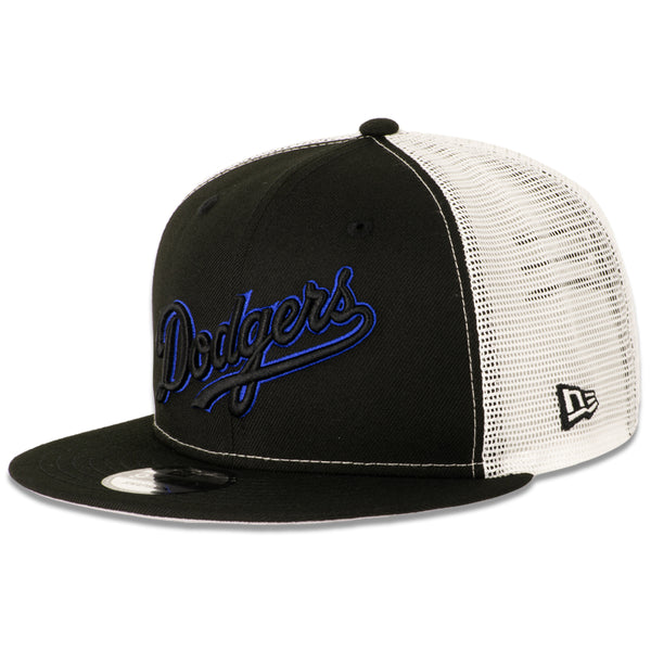 Los Angeles Dodgers Black on White Los Doyers MLB Basic 9FIFTY Snapback