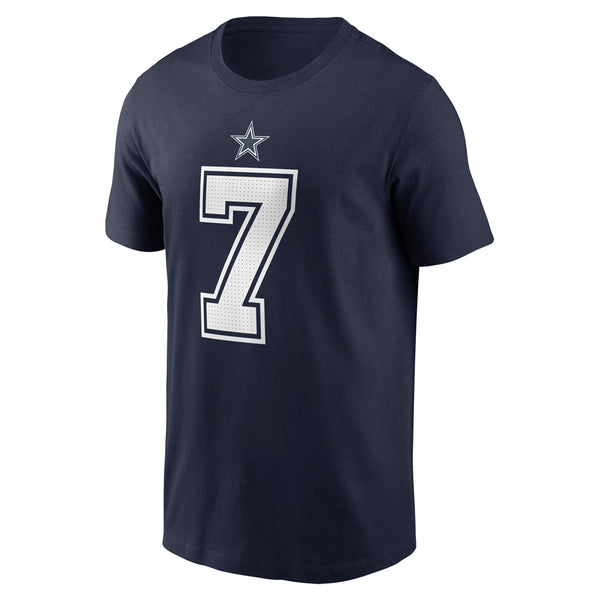 Trevon Diggs Dallas Cowboys Youth Navy Name & Number Logo T-Shirt 