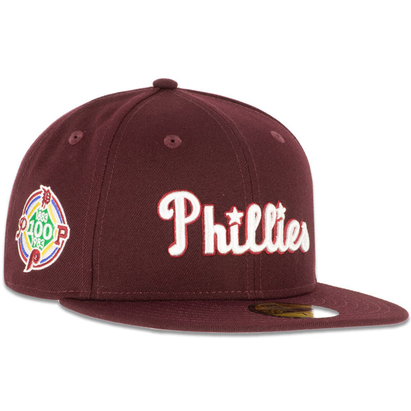 Philadelphia Phillies Mitchell & Ness Cooperstown Collection Gameday Short  Sleeve Pullover Hoodie - Burgundy