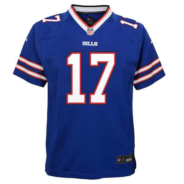 Youth Nike Game Home Personalized Buffalo Bills Jersey