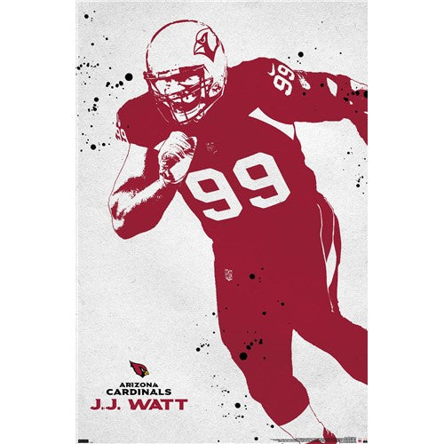 NFL Arizona Cardinals JJ Watt Trends Wall Poster - Just Sports