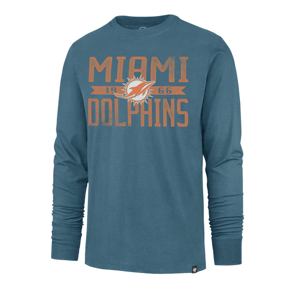 Miami Dolphins Nike Youth Throwback Performance T-Shirt - Heather Gray