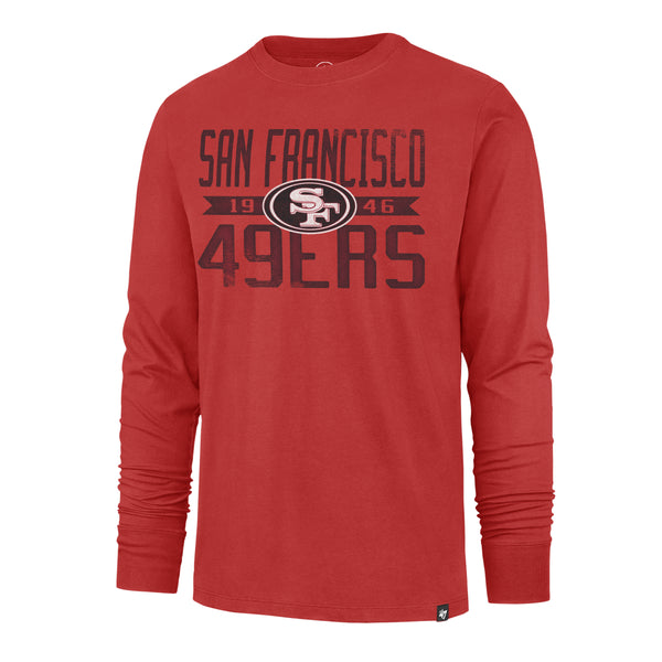 NFL San Francisco 49ers Women's '47 Brush Back Parkway Long Sleeve Tee -  Just Sports