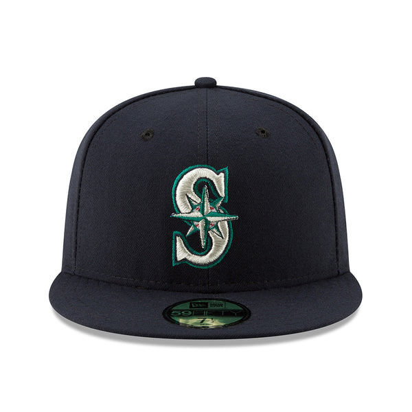 Seattle Mariners Authentic MLB New Era Fitted Baseball Hat 