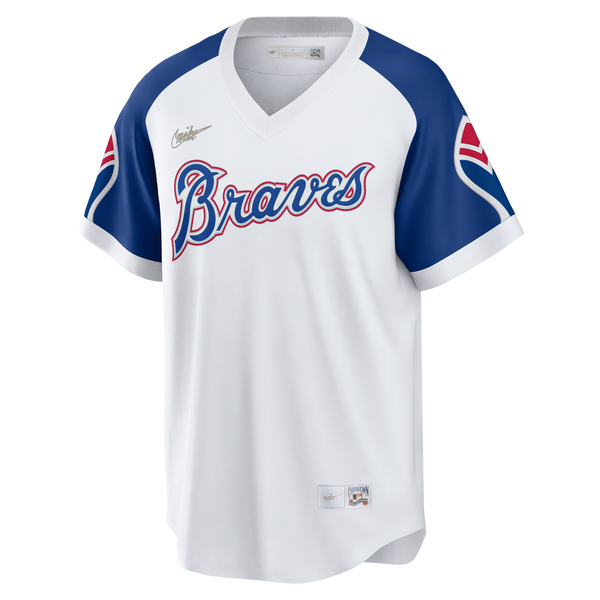 Nike Cooperstown Authentic Atlanta Braves Alternate Jersey for