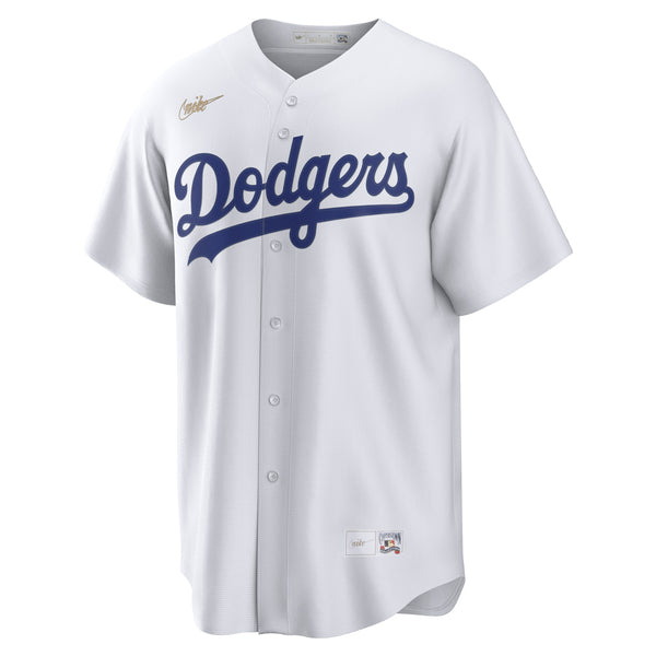 Men's Nike Jackie Robinson Light Blue Brooklyn Dodgers Alternate  Cooperstown Collection Player Jersey