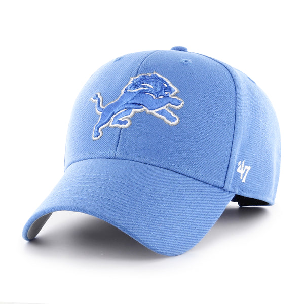 47 Youth '47 Blue/White Detroit Lions Adjustable Trucker Hat