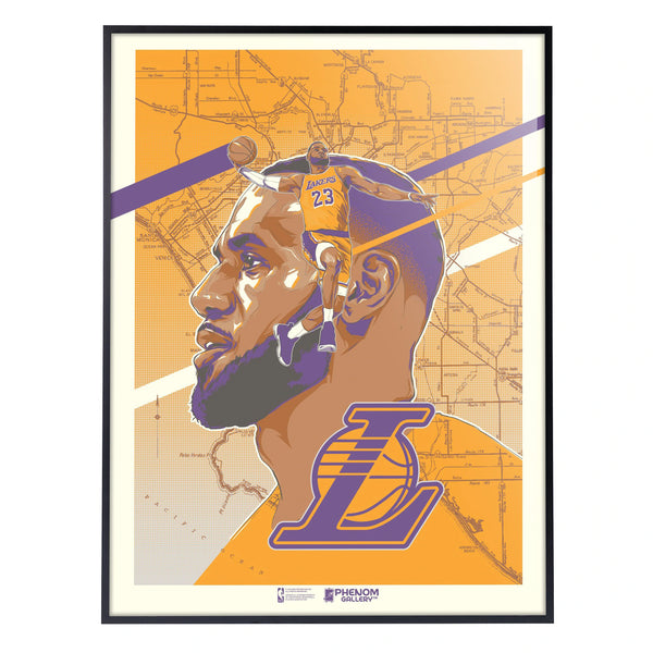 NBA Los Angeles Lakers LeBron James Collector's Edition Printed