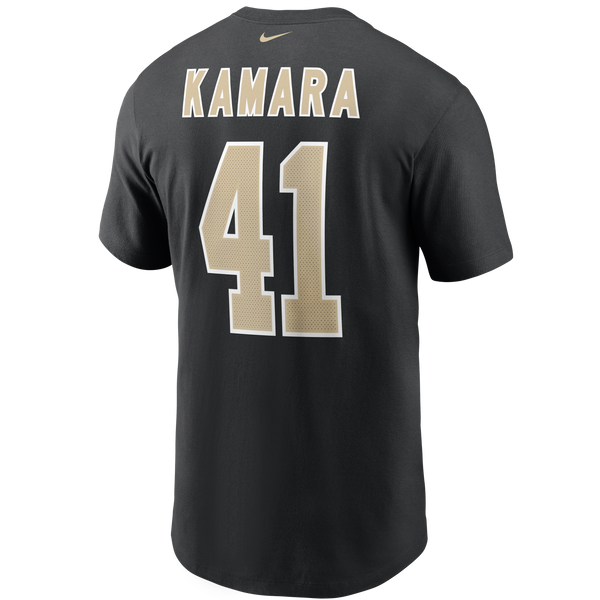 Alvin Kamara New Orleans Saints Nike Name & Number T-Shirt - Black