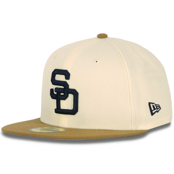 San Diego Padres New Era MLB 59FIFTY 5950 Fitted Cap Hat Yellow