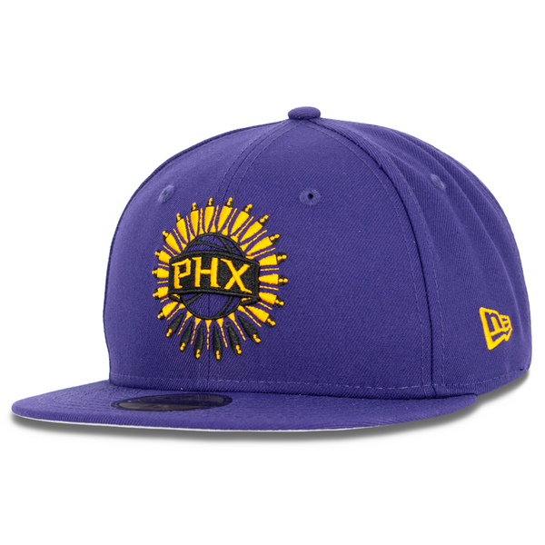 New Era 59FIFTY Tucson Padres Sunset Fitted Hat Black Gradient Orange Purple