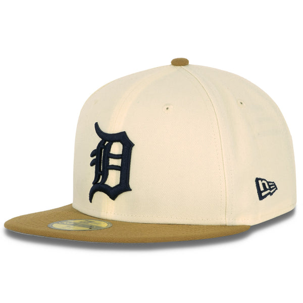 Detroit Tigers New Era Wheat 59FIFTY Fitted Hat - Tan