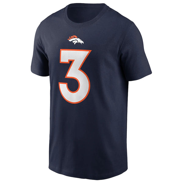 Russell Wilson Denver Broncos Nike Player Name & Number T-Shirt - Navy