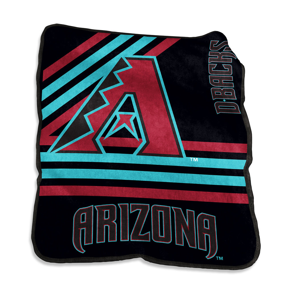 MLB Arizona Diamondbacks Logo Brands 50x60 Raschel Blanket