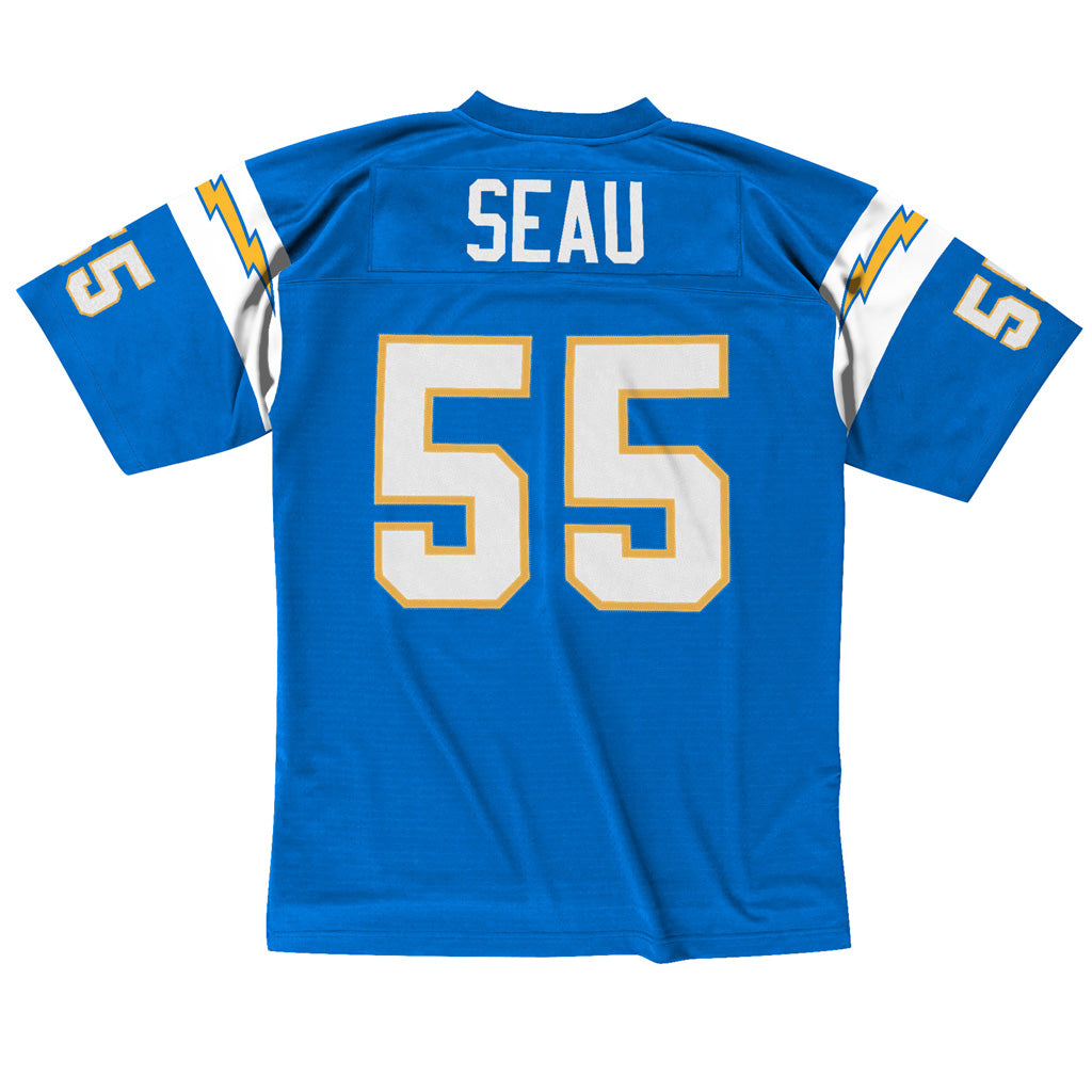 NFL San Diego Chargers Junior Seau Mitchell &amp; Ness &#39;02 Legacy Jersey