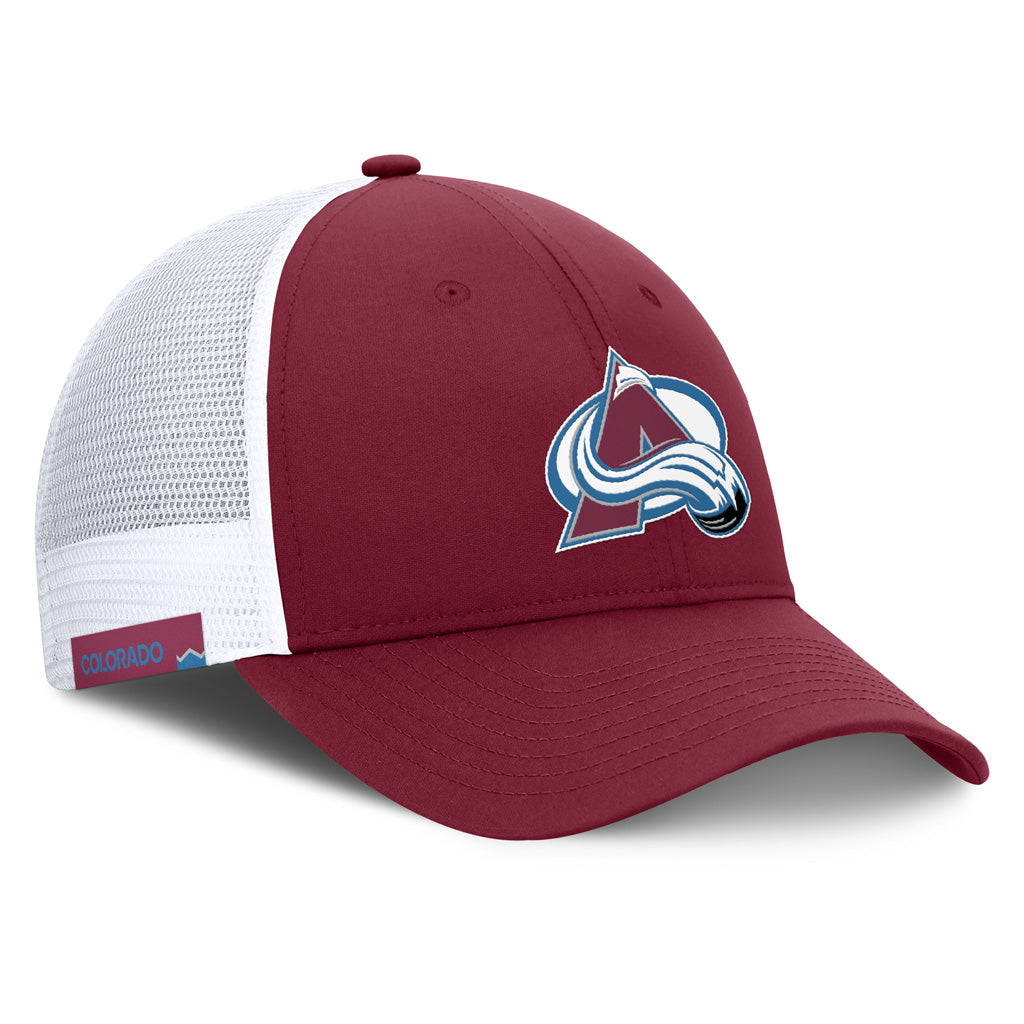 NHL Colorado Avalanche Fanatics Authentic Pro Tucker Snapack Hat