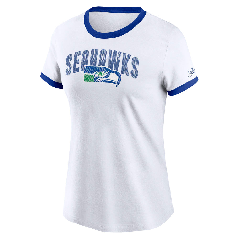 NFL Seattle Seahawks Women&#39;s Nike Rewind Ringer Tee