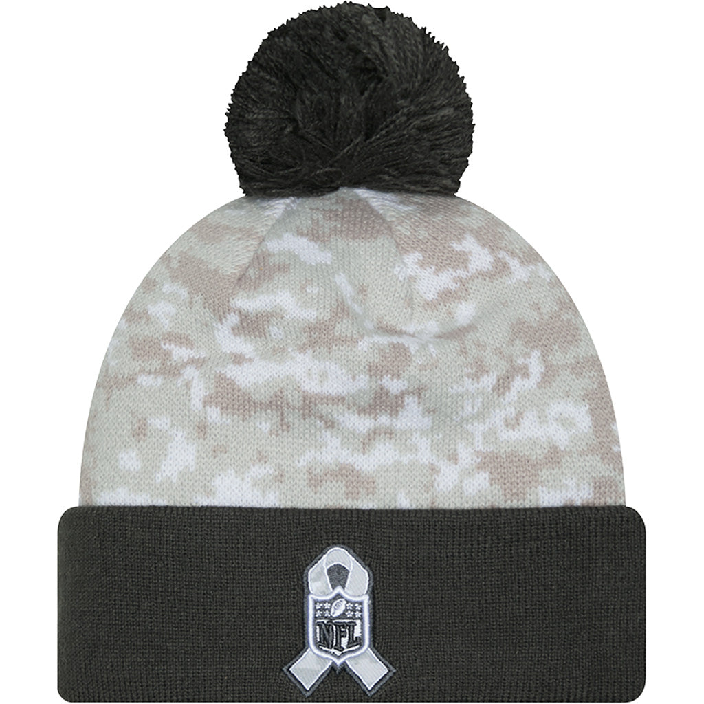 NFL Philadelphia Eagles New Era 2024 Salute to Service Knit Hat