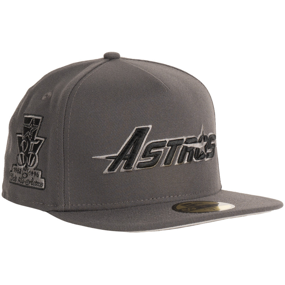 MLB Houston Astros New Era Carbon A-Frame 59FIFTY Fitted Hat