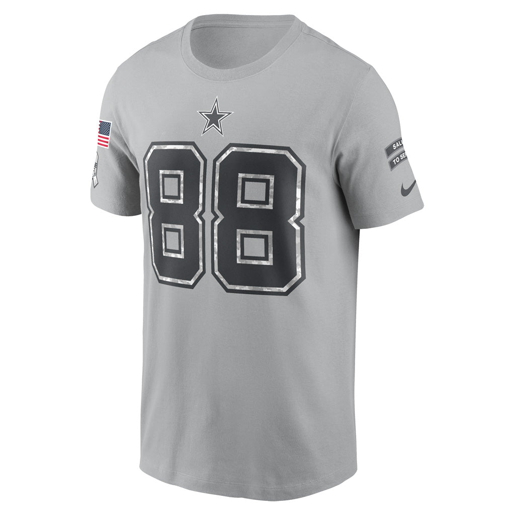 NFL Dallas Cowboys Ceedee Lamb Nike 2024 Salute to Service Name &amp; Number Short Sleeve T-Shirt