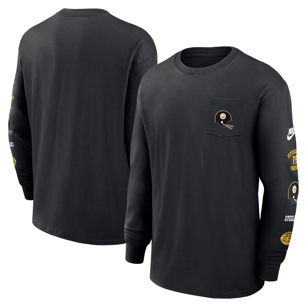 NFL Pittsburgh Steelers Nike Pocket Max90 Long Sleeve T-Shirt