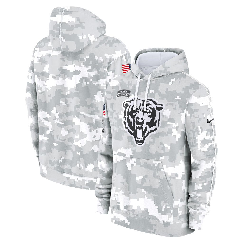 NFL Chicago Bears Nike 2024 Salute to Service Club Hoodie