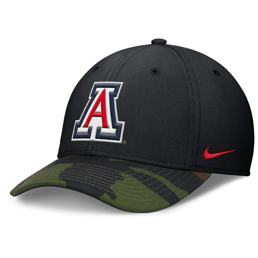 NCAA Arizona Wildcats Nike Two-Tone Primary Logo Military Swooshflex Hat