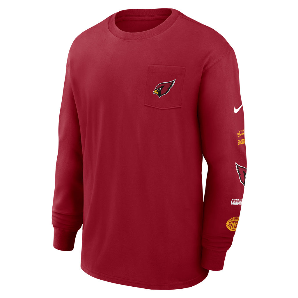 NFL Arizona Cardinals Nike Pocket Max90 Long Sleeve T-Shirt