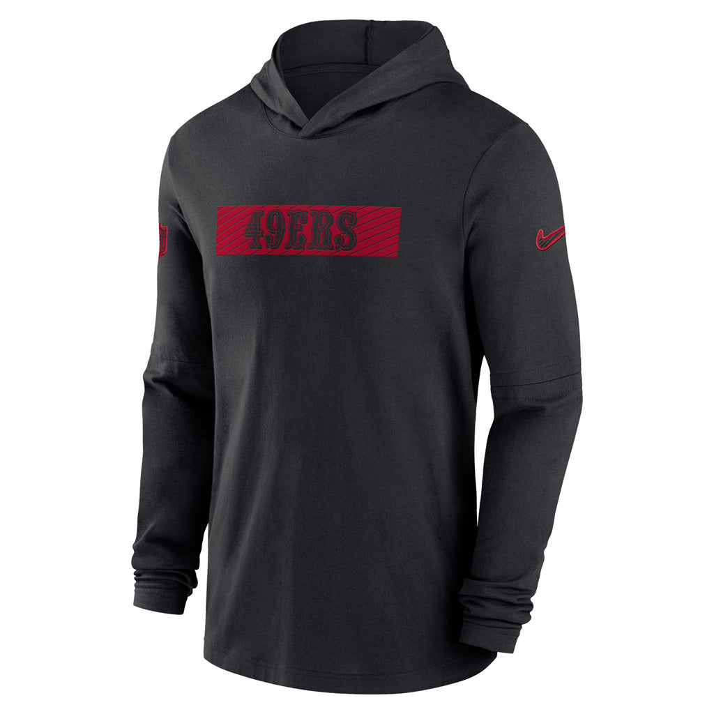 NFL San Francisco 49ers Nike 2024/25 Sideline Performance Lightweight Pullover Hoodie