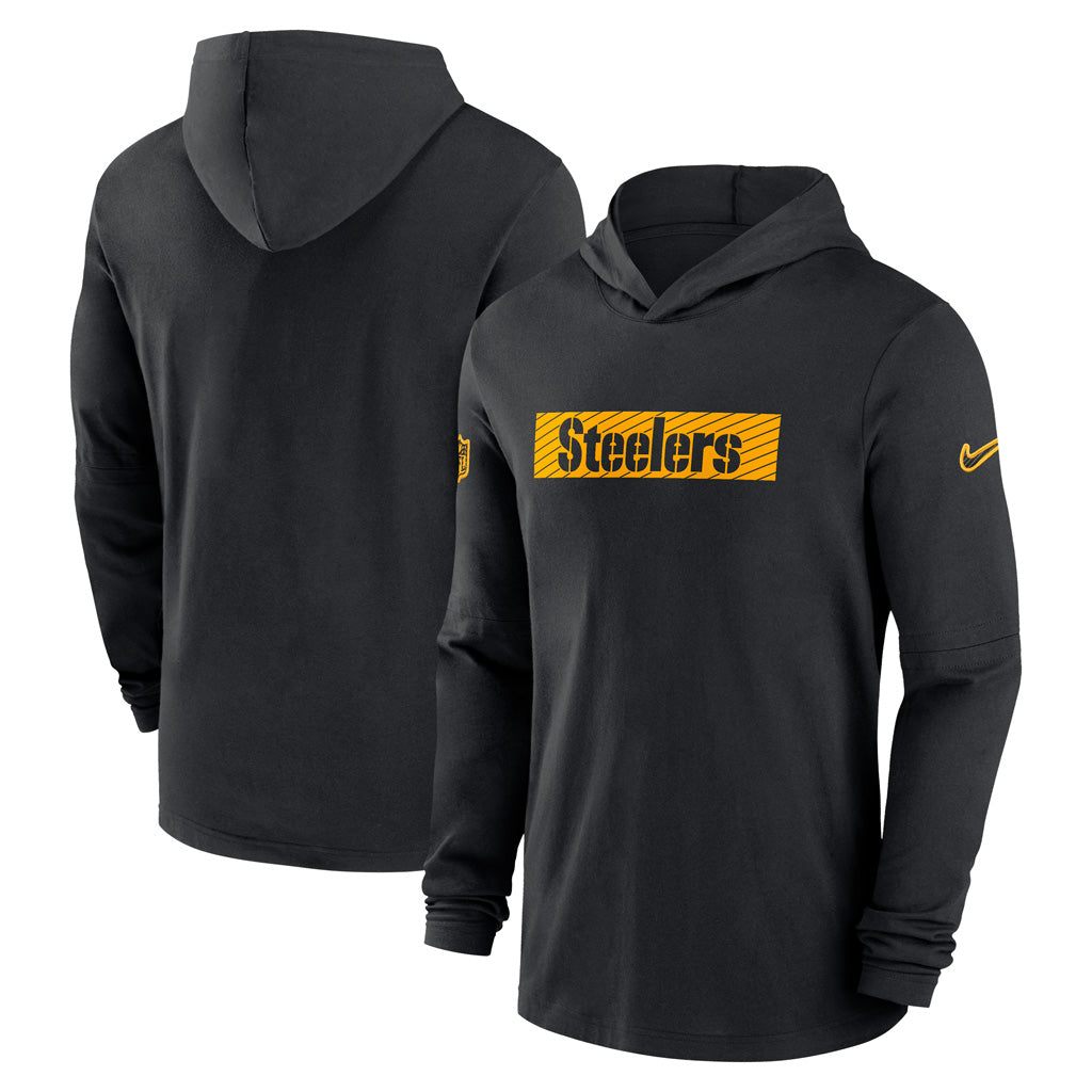 NFL Pittsburgh Steelers Nike 2024/25 Sideline Performance Lightweight Pullover Hoodie