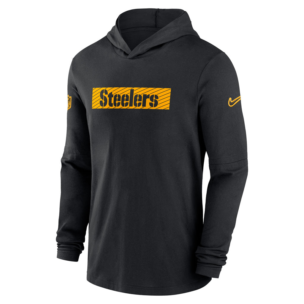 NFL Pittsburgh Steelers Nike 2024/25 Sideline Performance Lightweight Pullover Hoodie