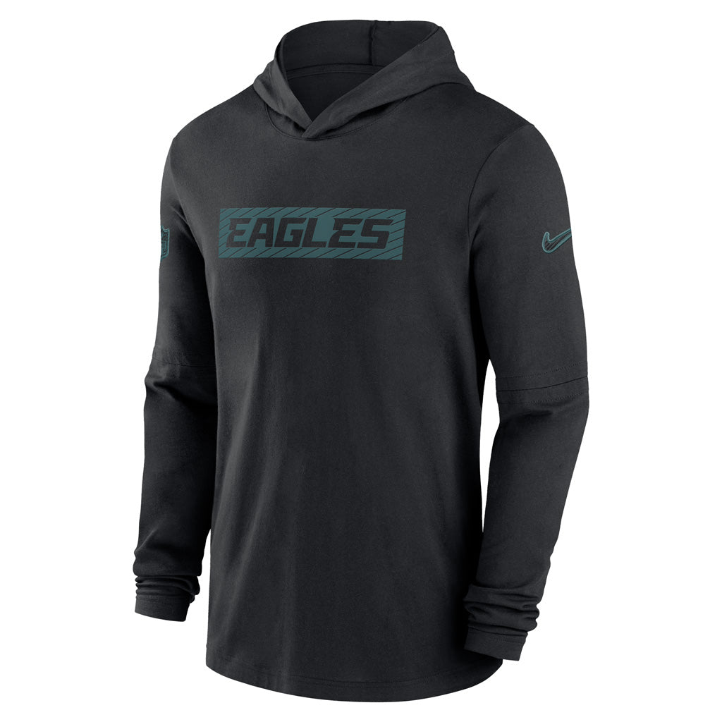 NFL Philadelphia Eagles Nike 2024/25 Sideline Performance Lightweight Pullover Hoodie