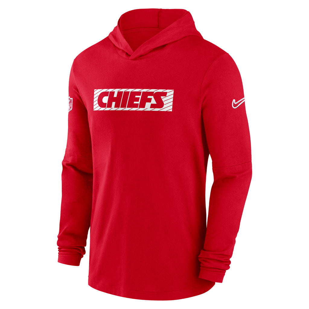 NFL Kansas City Chiefs Nike 2024/25 Sideline Performance Lightweight Pullover Hoodie