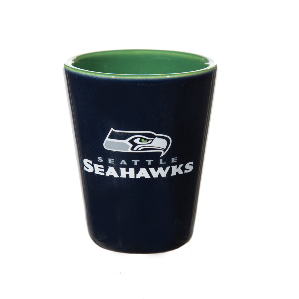 NFL Seattle Seahawks Evergreen 4-Piece Shot Glass Set