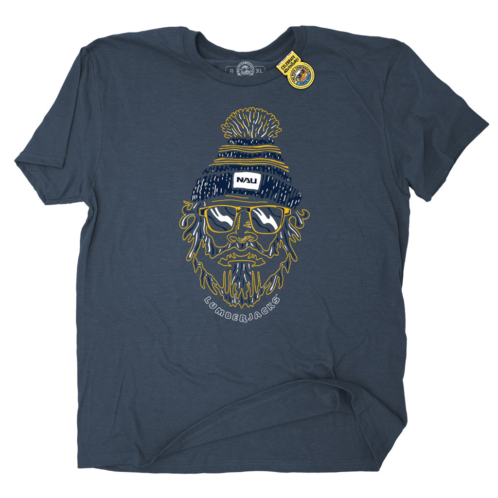 NCAA Northern Arizona Lumberjacks The Duck Company Mountain Man T-shirt