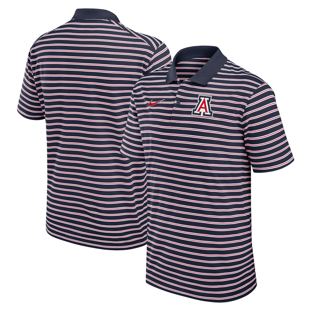 NCAA Arizona Wildcats Nike Striped Polo