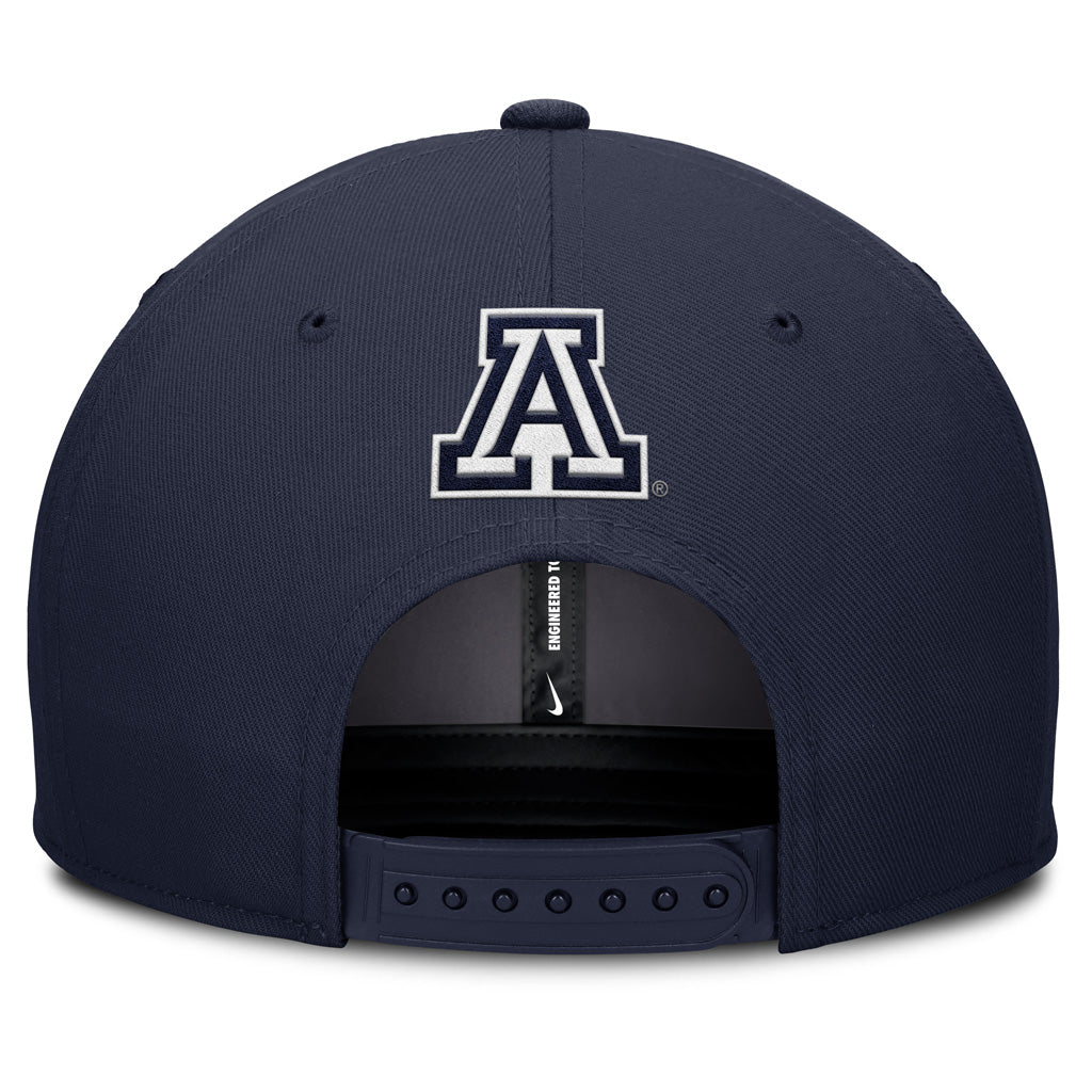 NCAA Arizona Wildcats Nike Est. Wordmark Snapback Hat - Navy