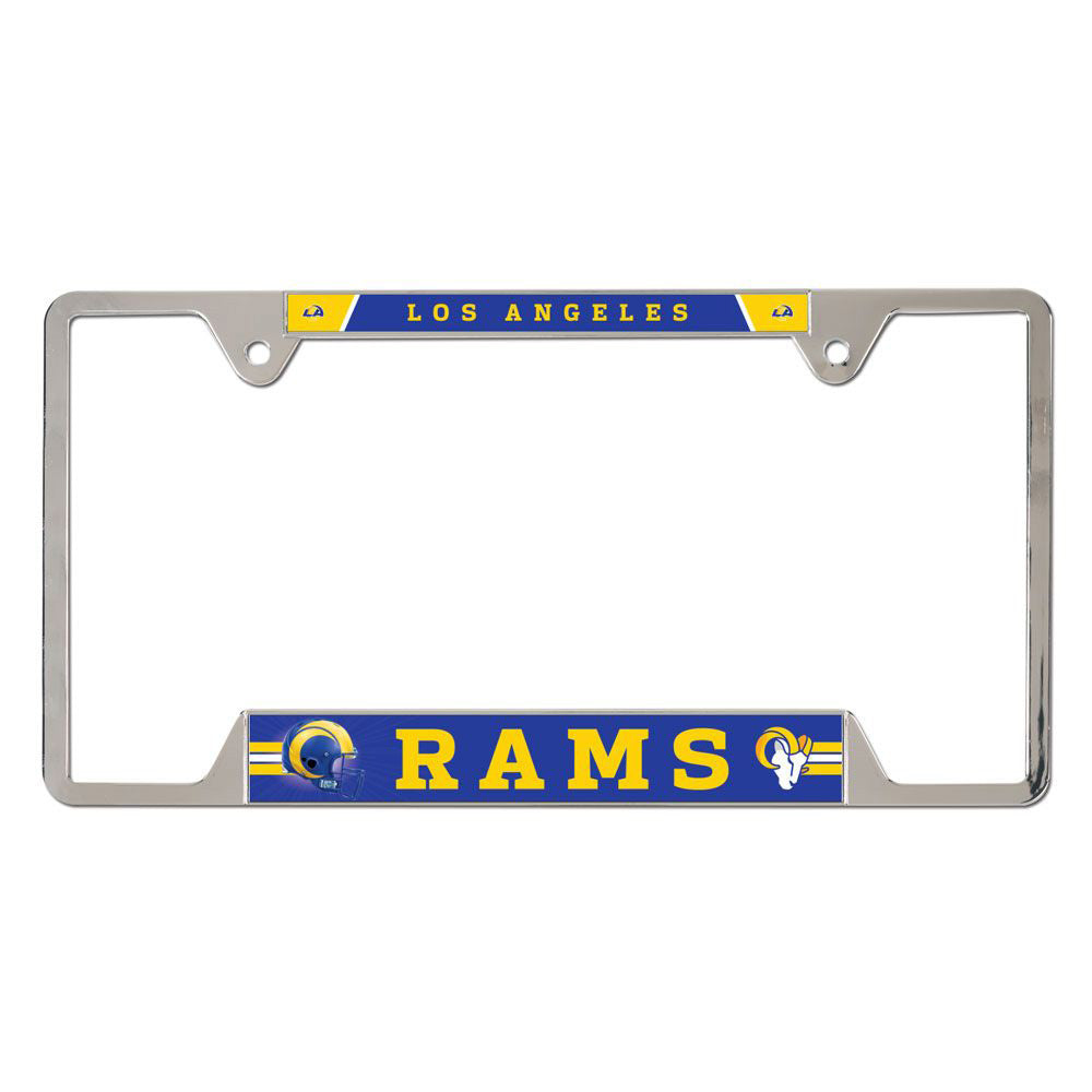 NFL Los Angeles Rams WinCraft Metal License Plate Frame