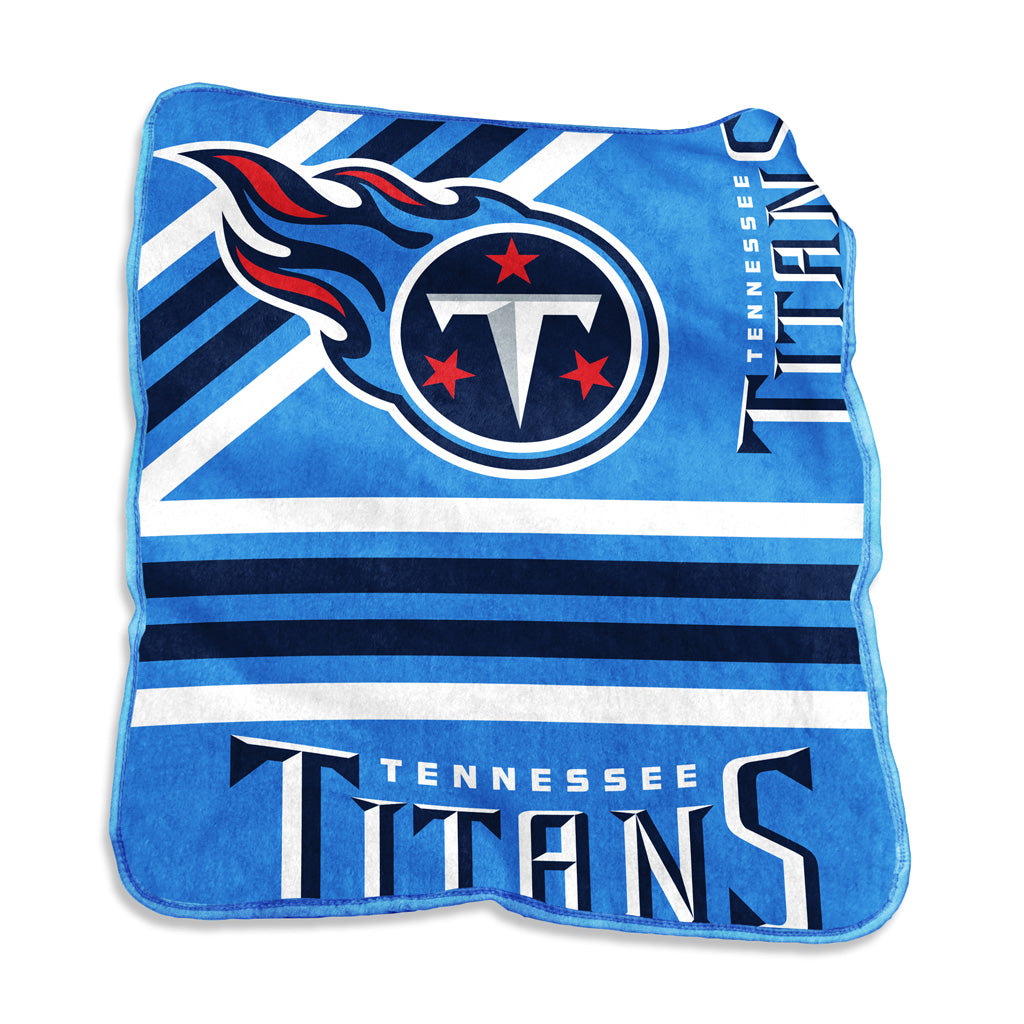 NFL Tennessee Titans Logo Brands 50x60 Raschel Blanket