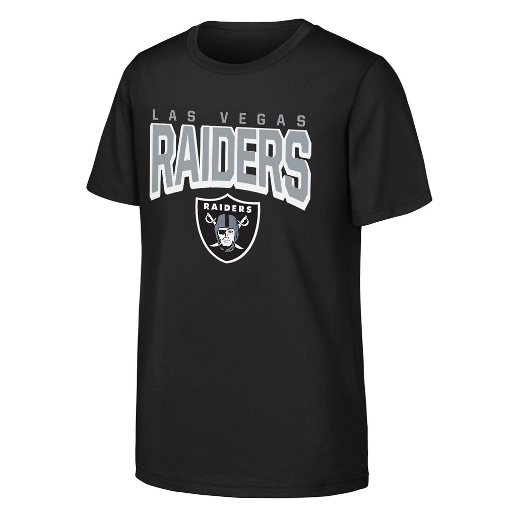 NFL Las Vegas Raiders Youth Outerstuff On The Block T-Shirt