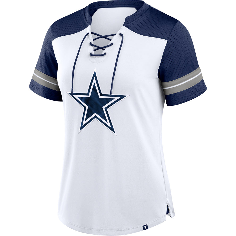 NFL Dallas Cowboys Women&#39;s Fanatics Foiled Fashion Top