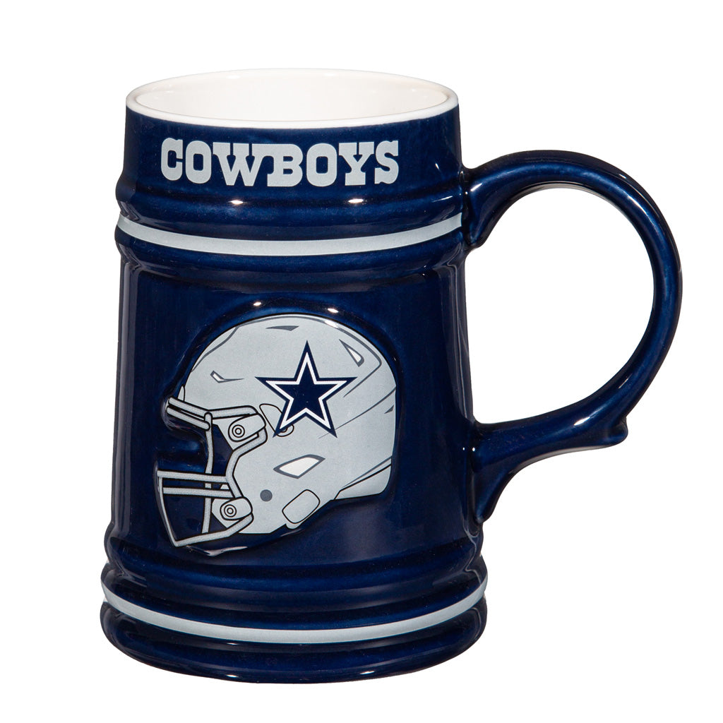 NFL Dallas Cowboys Evergreen 24oz Ceramic Stein Cup